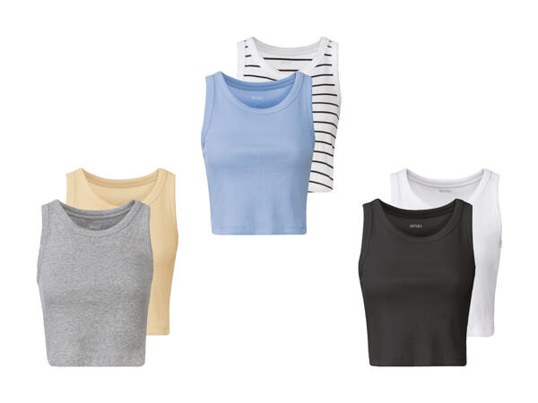 Crop-Tops, lot de 2 (uniquement en Suisse romande)