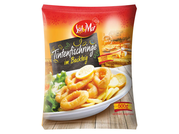 SOL & MAR Tintenfischringe im Backteig