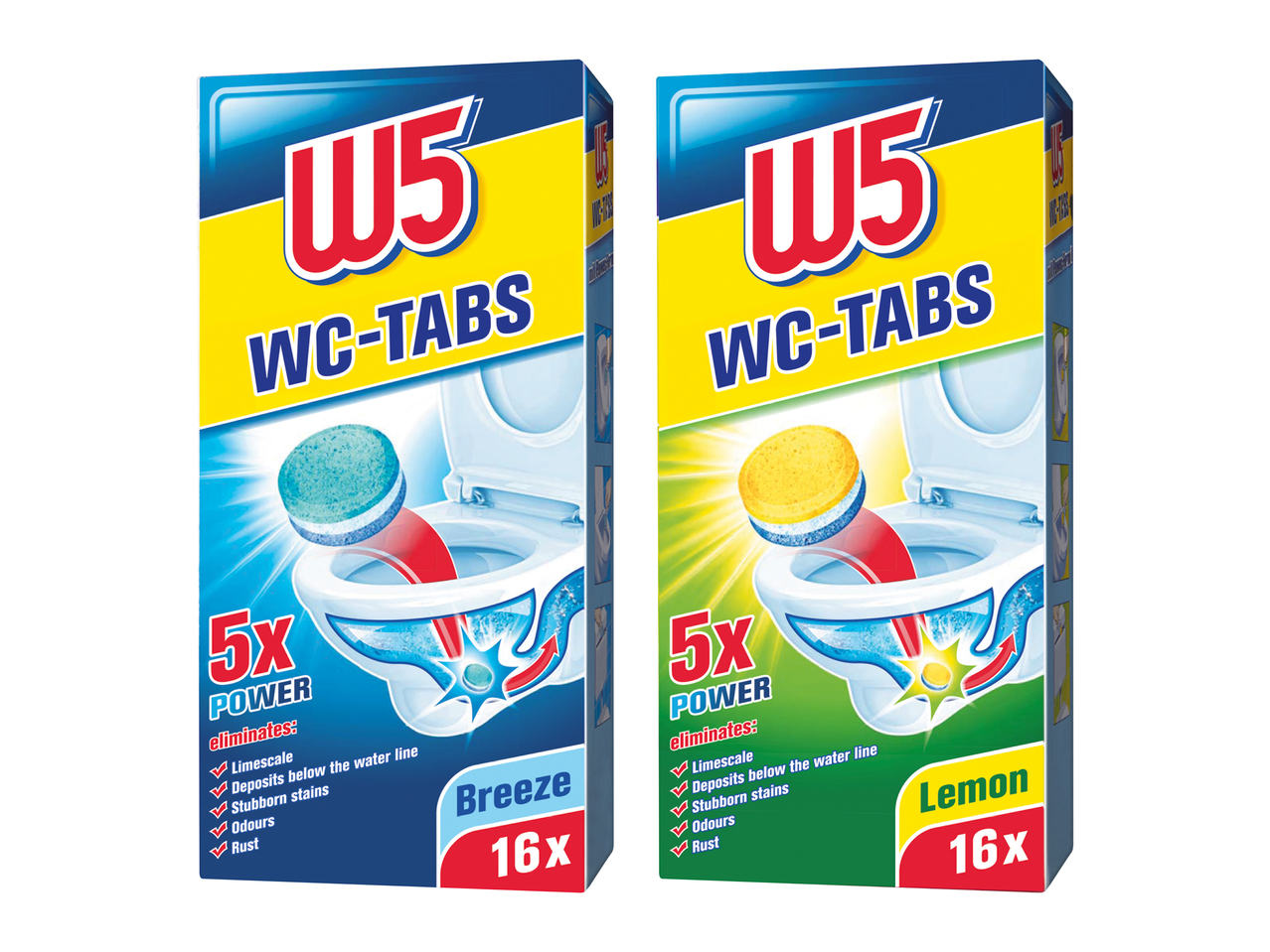 Tab per la pulizia del WC