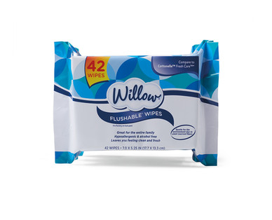 Willow Flushable Wipes