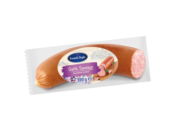 Rökt vitlökskorv