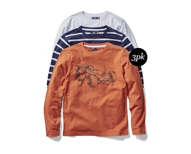 Kid's Longsleeve Tees 3pk