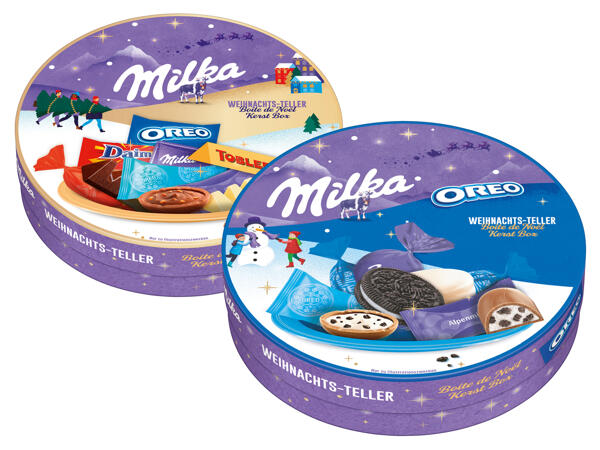 Milka Weihnachtsteller