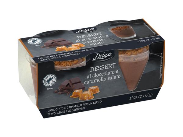 Chocolate Dessert with Salted Caramel