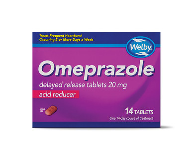 Welby Omeprazole Heartburn Relief