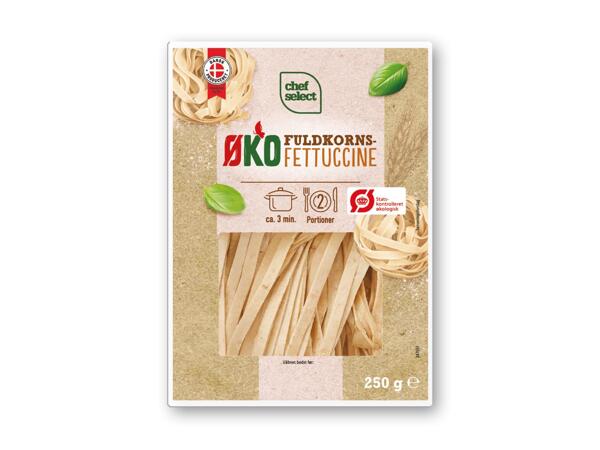 Økologisk fuldkornspasta eller lasagneplader