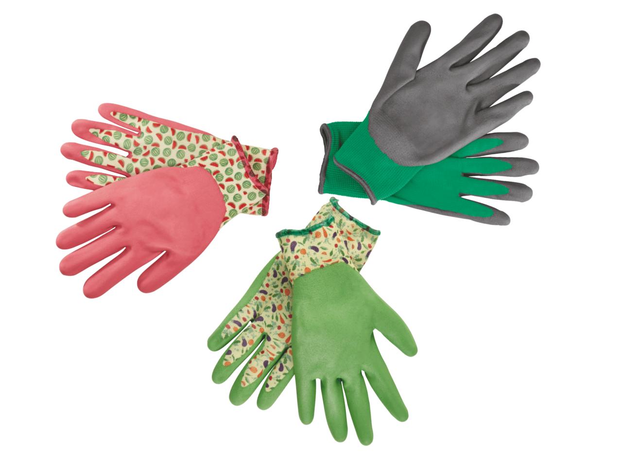 FLORABEST Nitrile Gardening Gloves