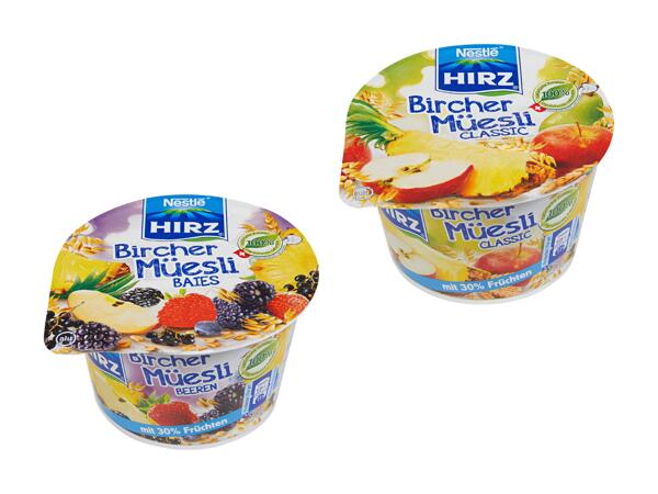 Yogourt au birchermuesli Hirz Nestlé