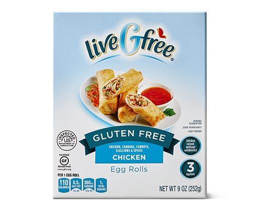liveGfree 
 Gluten Free Egg Rolls Chicken or Vegetable