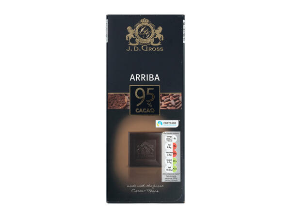 J.D.Gross 95% Cocoa Dark Chocolate