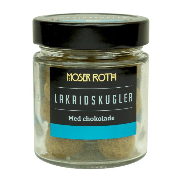 MOSER ROTH 	 				Lakridskugler med chokolade