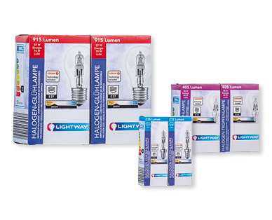 Ampoules halogènes LIGHTWAY