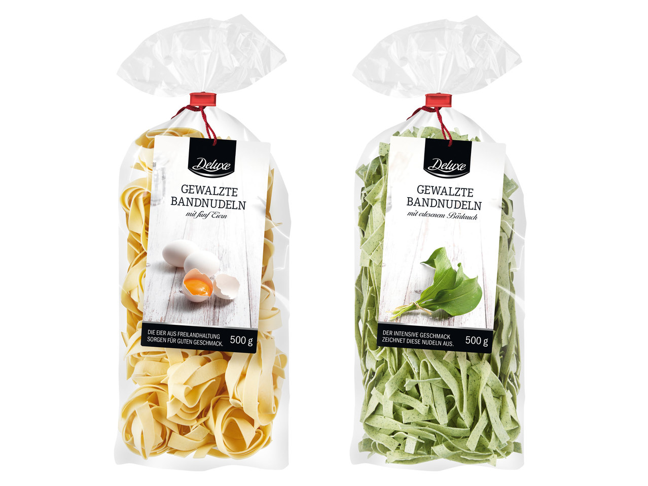 DELUXE Gewalzte Bandnudeln