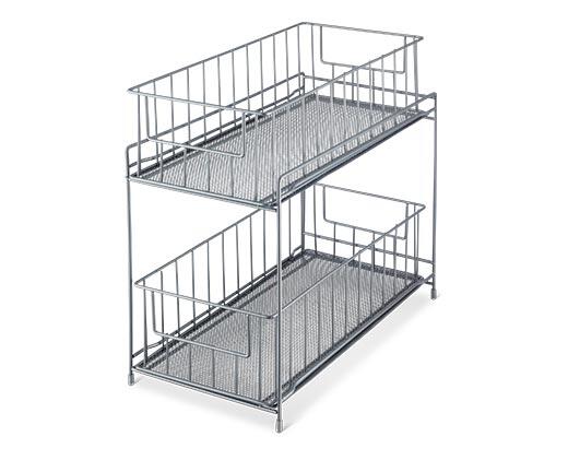 Huntington Home 2 Tier Mesh Organizer