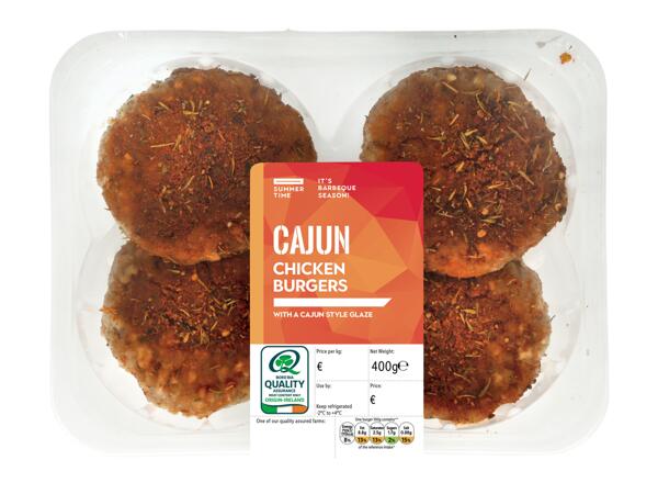 Cajun Chicken Burgers