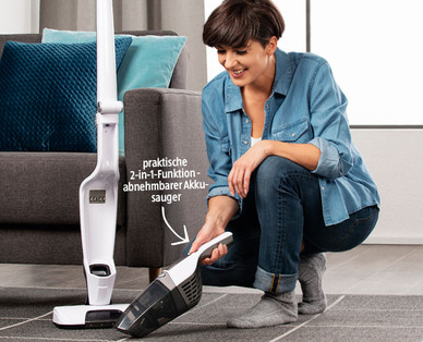 EASYHOME 2-in-1 Akku-Staubsauger