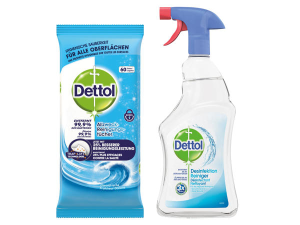 DETTOL Allzweckreiniger oder Reinigungstücher1