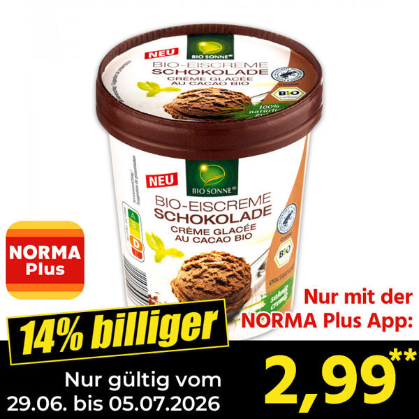 Bio-Eiscreme im Becher