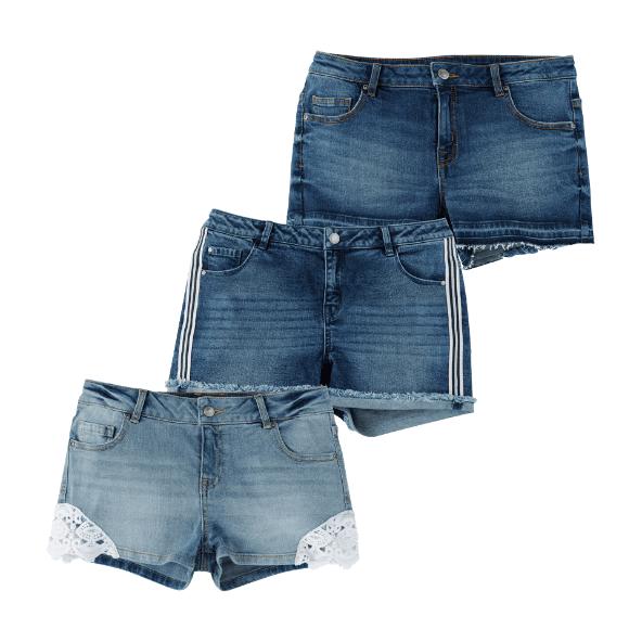 Denim shorts