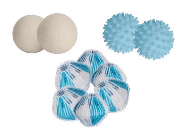 Trocknerbälle, 2er-Set/Fusselbälle, 6er Set