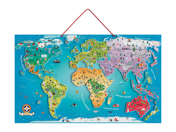 Playtive World Map Puzzle/Map of Europe Puzzle
