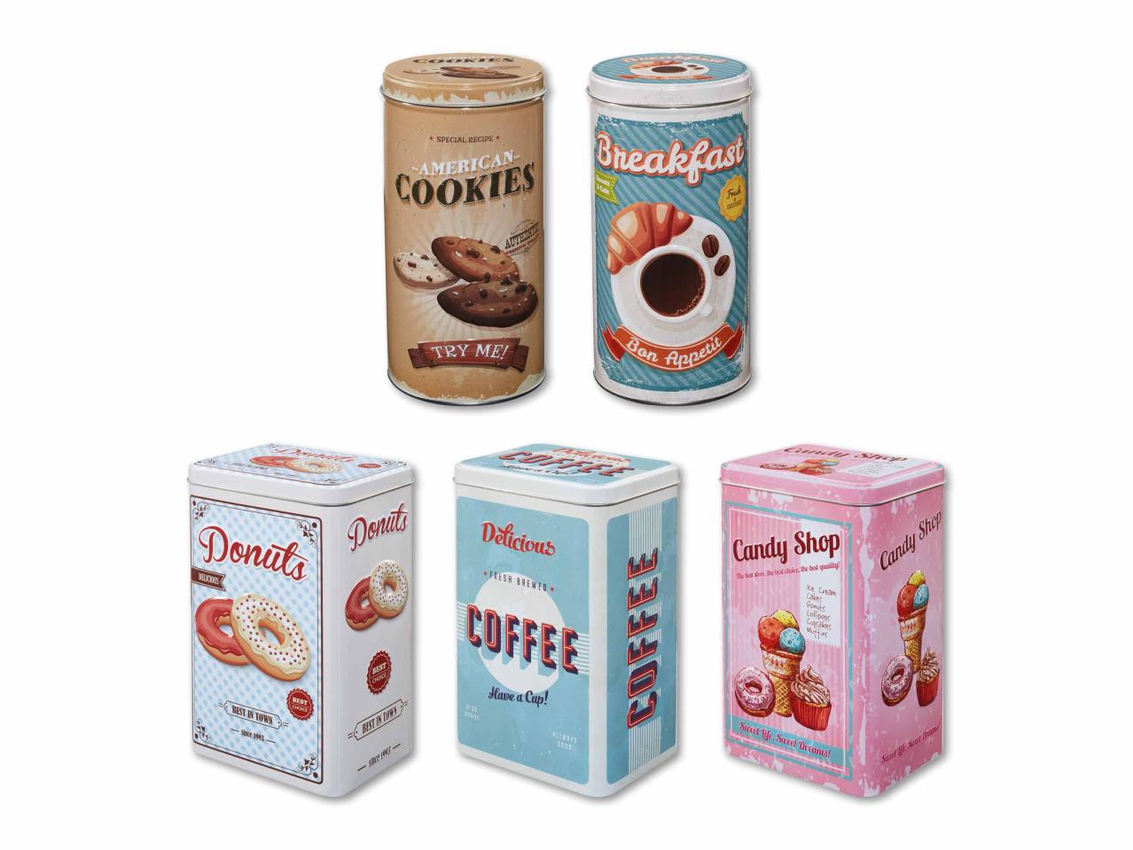 Boîte vintage en métal