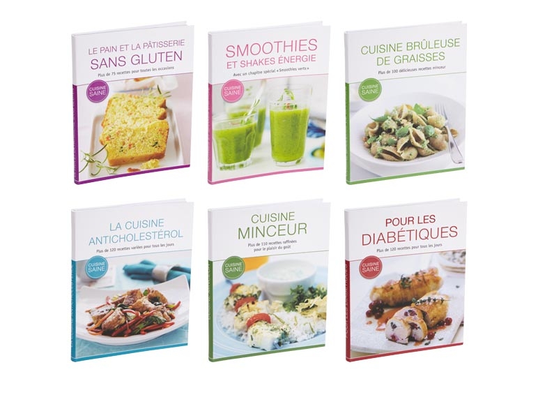 Livre de recettes "Alimentation saine"