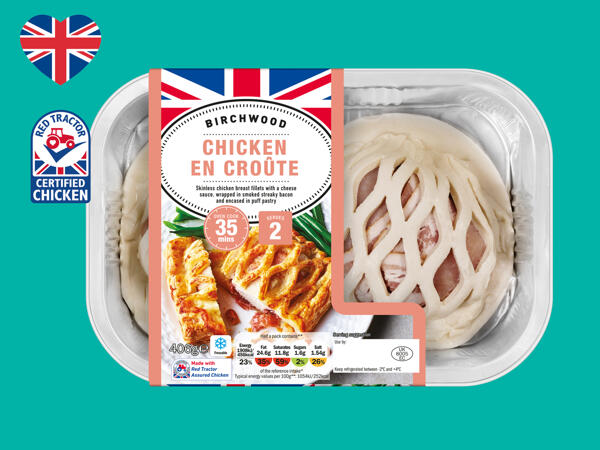 Birchwood 2 British Chicken en Croûte