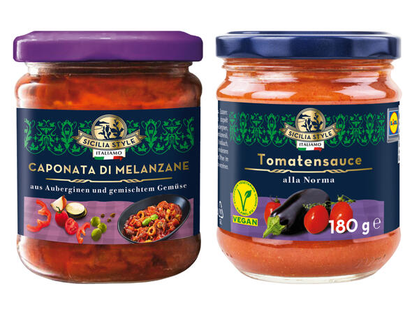 Caponata di melanzane oder Tomatensauce