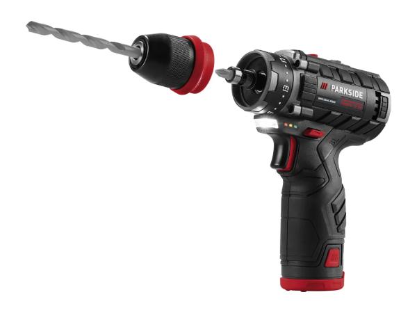 Parkside Performance 12V Starter Set Cordless Drill Driver & Cordless Impact Screwdriver