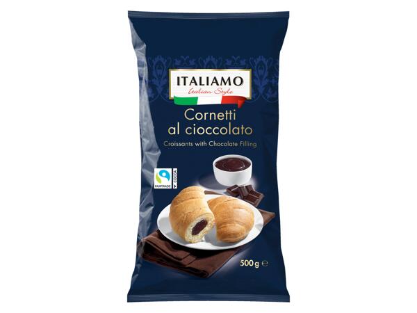 Croissants with Chocolate Filling