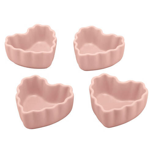 Valentine's Day Scalloped Ceramic Bakeware - Ramekin, Pink