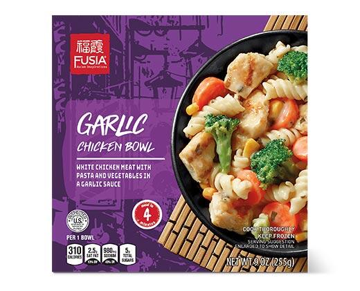 Fusia Asia Inspirations Garlic Shrimp or Garlic Chicken Bowl