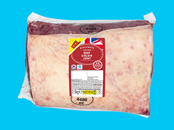 Birchwood British Beef 28-Day Matured Sirloin Joint
