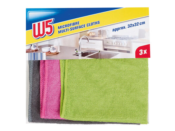 Lavettes microfibres