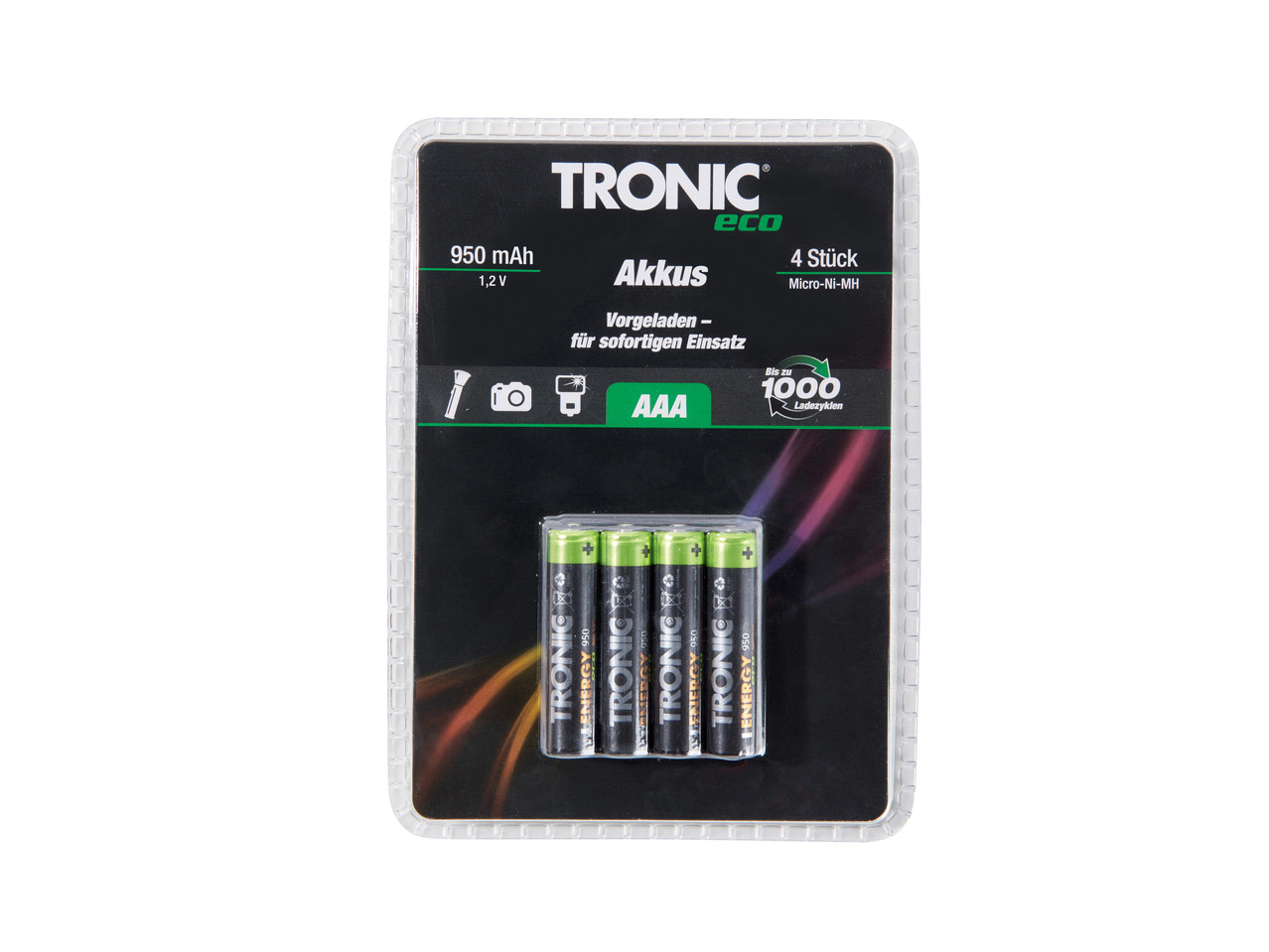 TRONIC Rechargeable Batteries