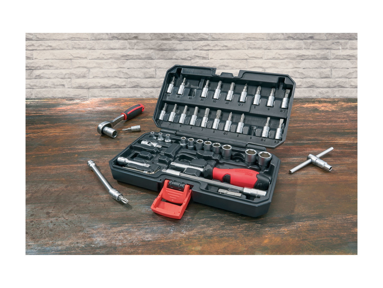 Powerfix Profi Ratchet and Bit Set1