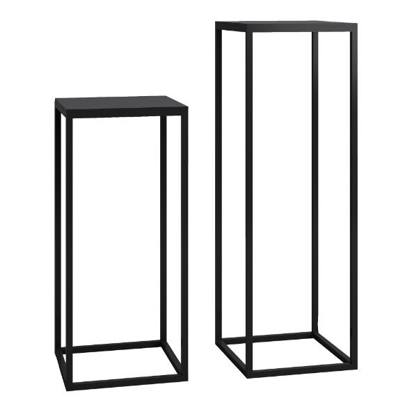 HOME CREATION(R) 				Ensemble de tables métalliques pour plantes
