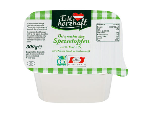 ECHT HERZHAFT Speisetopfen 500 g