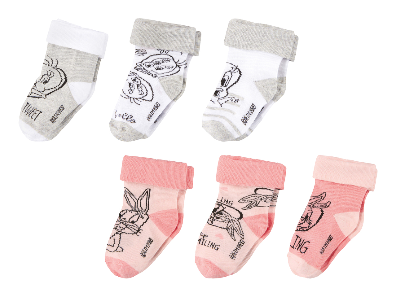 Socquettes pour bébé, 3 paires1