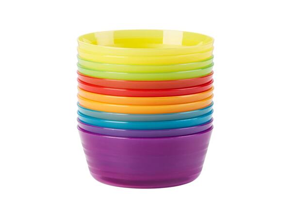 Reusable cutlery set, cups, plates or bowls