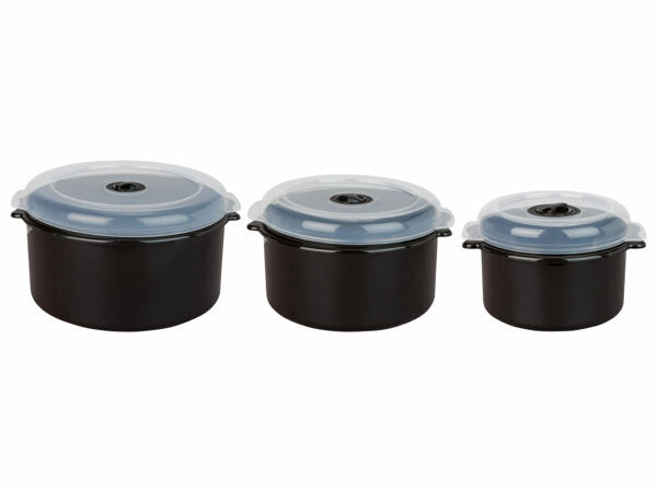 Ernesto Mikrovågsugnslådor, 3-pack