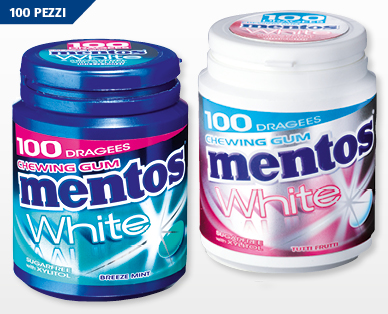 Gomme da masticare White MENTOS(R)