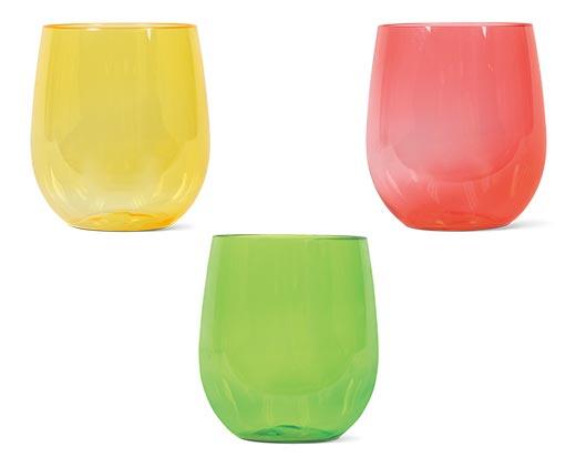 Crofton 4pk Plastic Wine Glasses
