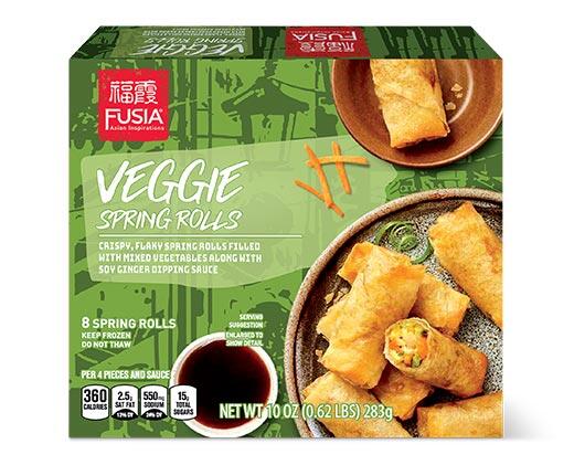 Fusia Asian Inspirations 
 Shrimp or Veggie Spring Rolls