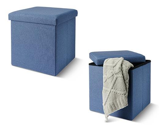 SOHL Furniture Foldable Storage Ottoman