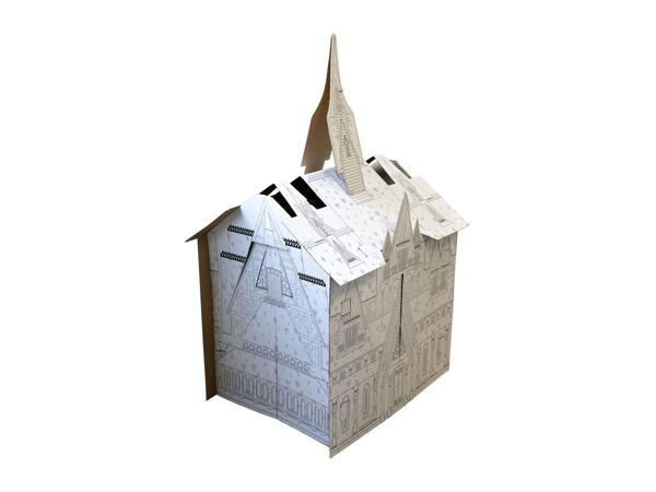 Play Inc Colour-In Cardboard Playhouse