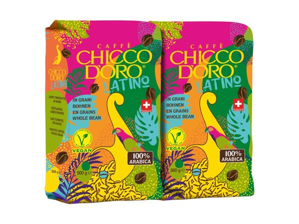 Café en grains Chicco d'Oro Latino lot de 2