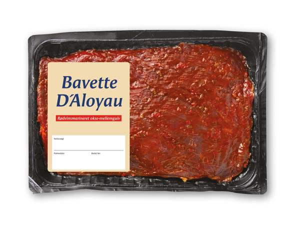 Oksebavette