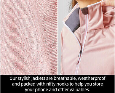 Women's Ski Jacket – Pink with Fur